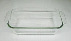 PYREX 213-R CLEAR GLASS LOAF PAN BREAD BAKING DISH 1.5 QT.  8.5x4.5x2.5" USA
