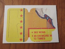 Diamond King Warren Spahn Puzzle Baseball Card Pieces 37 -39
