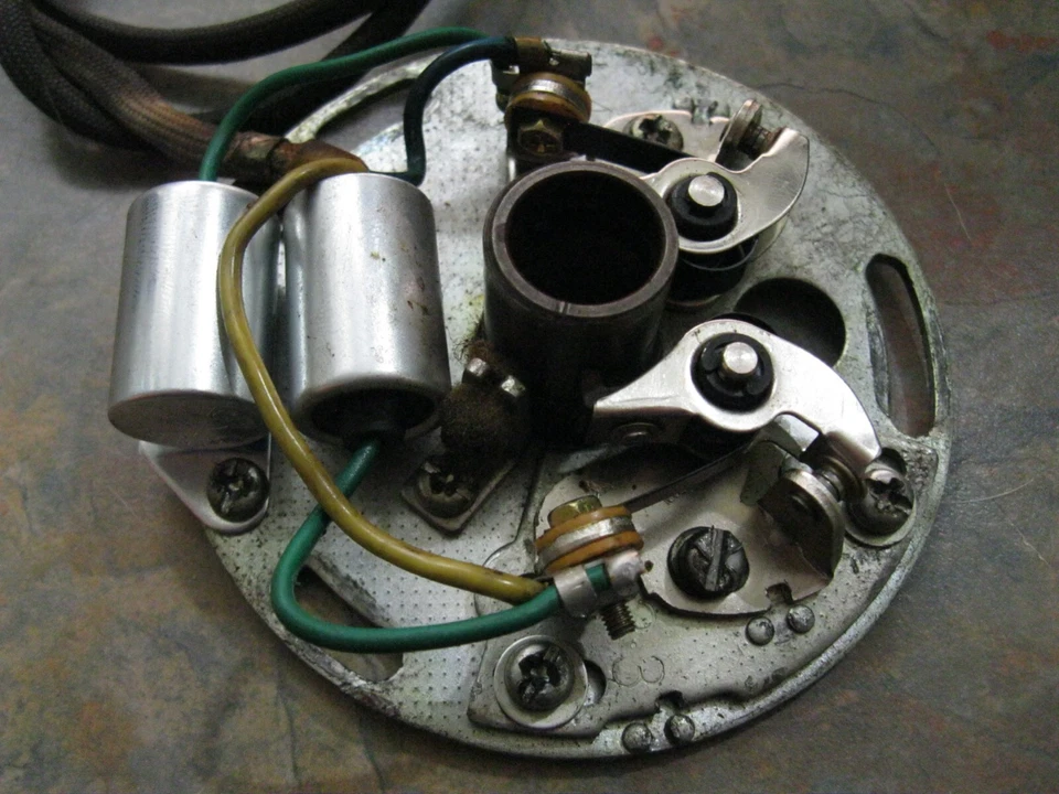 Points Plate Rotor Cam Assembly 1975-1977 Honda CB550 Super Sport CB550F CB500 K - Image 2 of 4