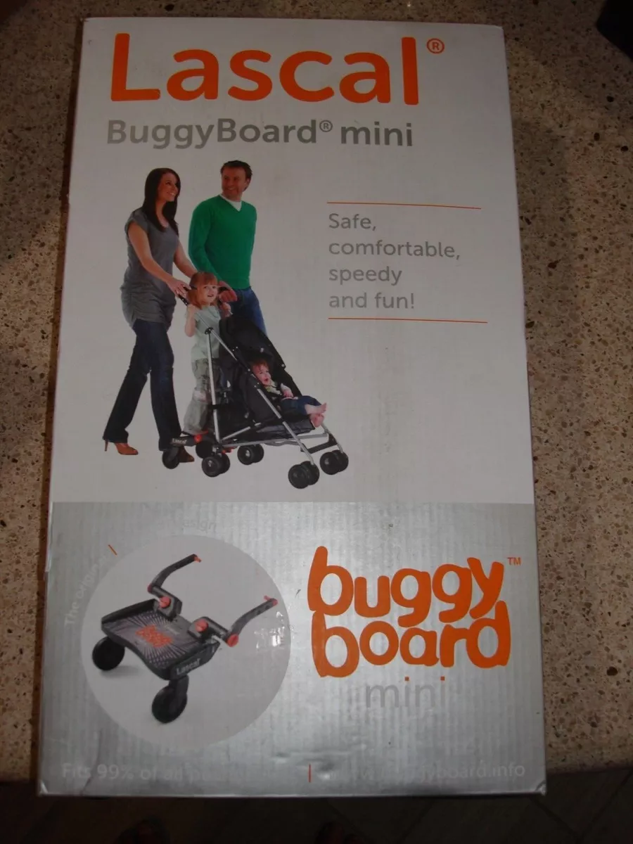 Lascal BuggyBoard Maxi Black  Universal Ride-On Stroller Board