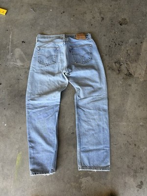 LEVI’S 501XX VINTAGE CLOTHING w34 Levi's 501 xx Vintage button fly Men's Blue Jeans 100% Cotton W34