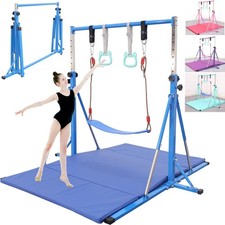 FC FUNCHEER Foldable Gymnastics Bar 5FT Adjustable Kids