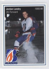 1995-96 Kamloops Blazers Team Issue Jordan Landry #9 0a1