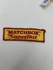 Vintage Matchbox Superfast Embroidered Patch Racing Logo