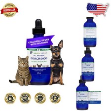 Pet Eye Drops: Colloidal Silver DMSO for Dog Cat Ulcer Relief