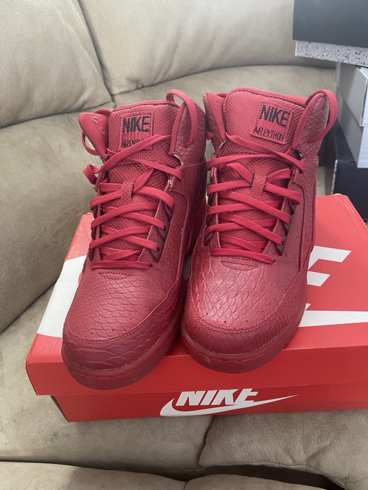 Nike Air Python Premium Gym Red - image 3