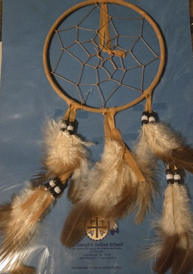 #ad GENUINE LAKOTA SIOUX DREAM CATCHER FROM ST JOSEPH’S INDIAN SCHOOL $5.99