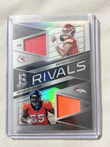2018 Panini Spectra - Rivals Patrick Mahomes II,Bradley Chubb /199 (MEM)