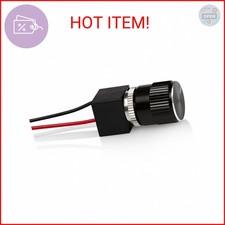 12 Volt DC Dimmer for LED, Halogen, Incandescent - RV, Auto, Truck, Marine, and