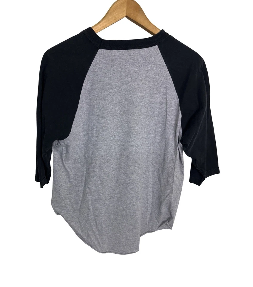 Camiseta De Colección LUCKY 13 Para Hombre Rock Motocicleta Calavera Tatuaje Manga 3/4 Talla M Foto 3 de 4