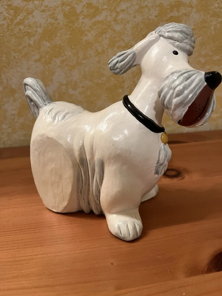 Figura de colección 1974 Dennis the Menace RUFF the Dog yeso/tiza hecha a mano Japón Foto 3 de 4