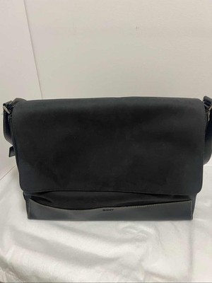 DKNY Black Messenger Crossbody Bag DKNY Logo