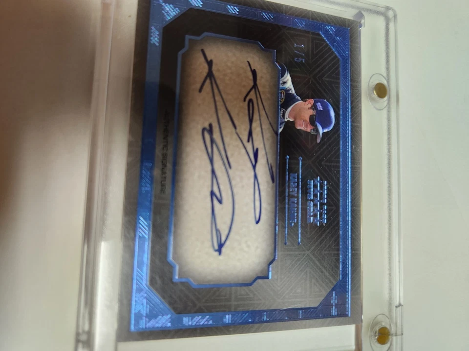 2013 Press Pass Classic Compilations Kasey Kahne 1/5 Sheet MetalGlovesFiresuit - Image 2 of 4