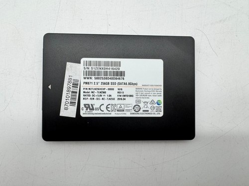 Samsung SSD 256GB MZ-7TY2560 Disk Festplatte SATA MZ7TY256HDHP-00000