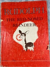 Tri Motor Montgomery Ward 1939 Giveaway Book Rudolph Reindeer Robert May Good