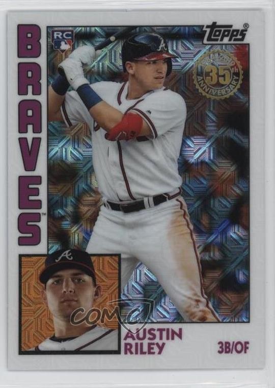 2019 Update Silver Pack 1984 Topps Baseball Chrome Austin Riley #T84U-7 15t1