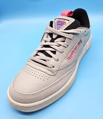 New Reebok Classic Club C 85 Rad Mens Size 9 Gray Athletic Shoes Sneaker Reebok Club C 85 RAD Skull Grey for Sale | Authenticity  main image 3