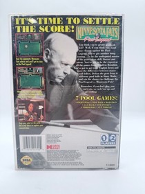 Minnesota Fats: Pool Legend (Sega Saturn Data East) CIB Complete- BROKEN CASE