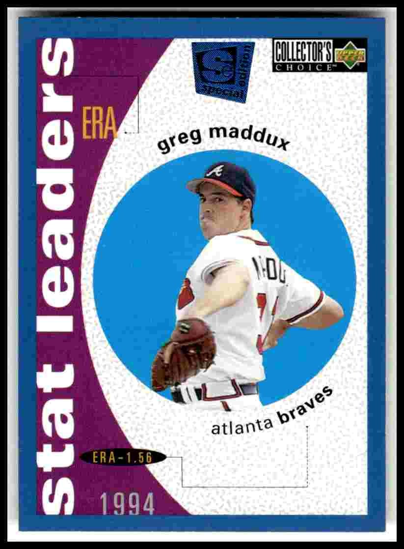 1995 Collector's Choice SE #142 Greg Maddux