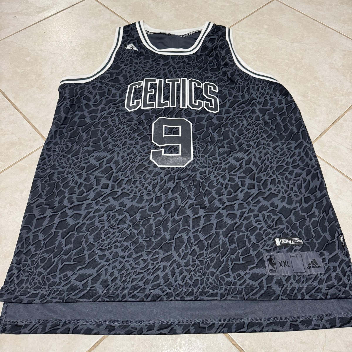 Adidas Boston Celtics Basketball Jersey Mens 2XL NBA Rondo #9