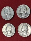 Lot of 4  -  1948 D/P/S Set   + Adtl  1948 P WASHINGTON Quarters  -  90% Silver