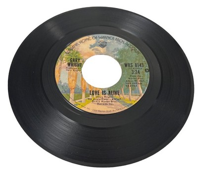 Gary Wright - Love Is Alive / Much Higher - 45 RPM - WB Records (box13)