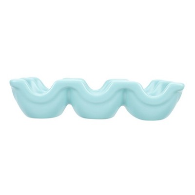  Eierhalter Porzellan Egg Organizer Kühlschrank Keramik -Eierhalter