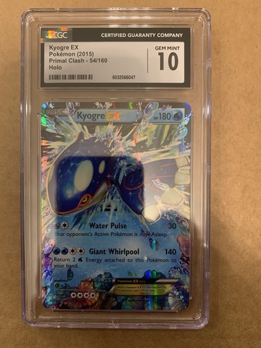 Kyogre-EX graded CGC 10 for sale on eBay