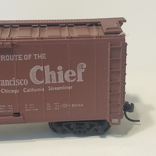 HO ATHEARN 5055 50 FT SINGLE DOOR BOXCAR SANTA FE SAN FRANCISCO CHIEF ATSF 11037 - Picture 8 of 12