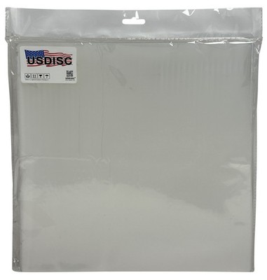 USDISC Record Outer Sleeves 12'', LP, CPP, 3mil (Clear) Lot