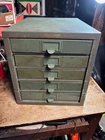 VINTAGE KENNEDY 5 DRAWER PARTS HARDWARE ORGANIZER BOX CHEST MACHINIST CABINET