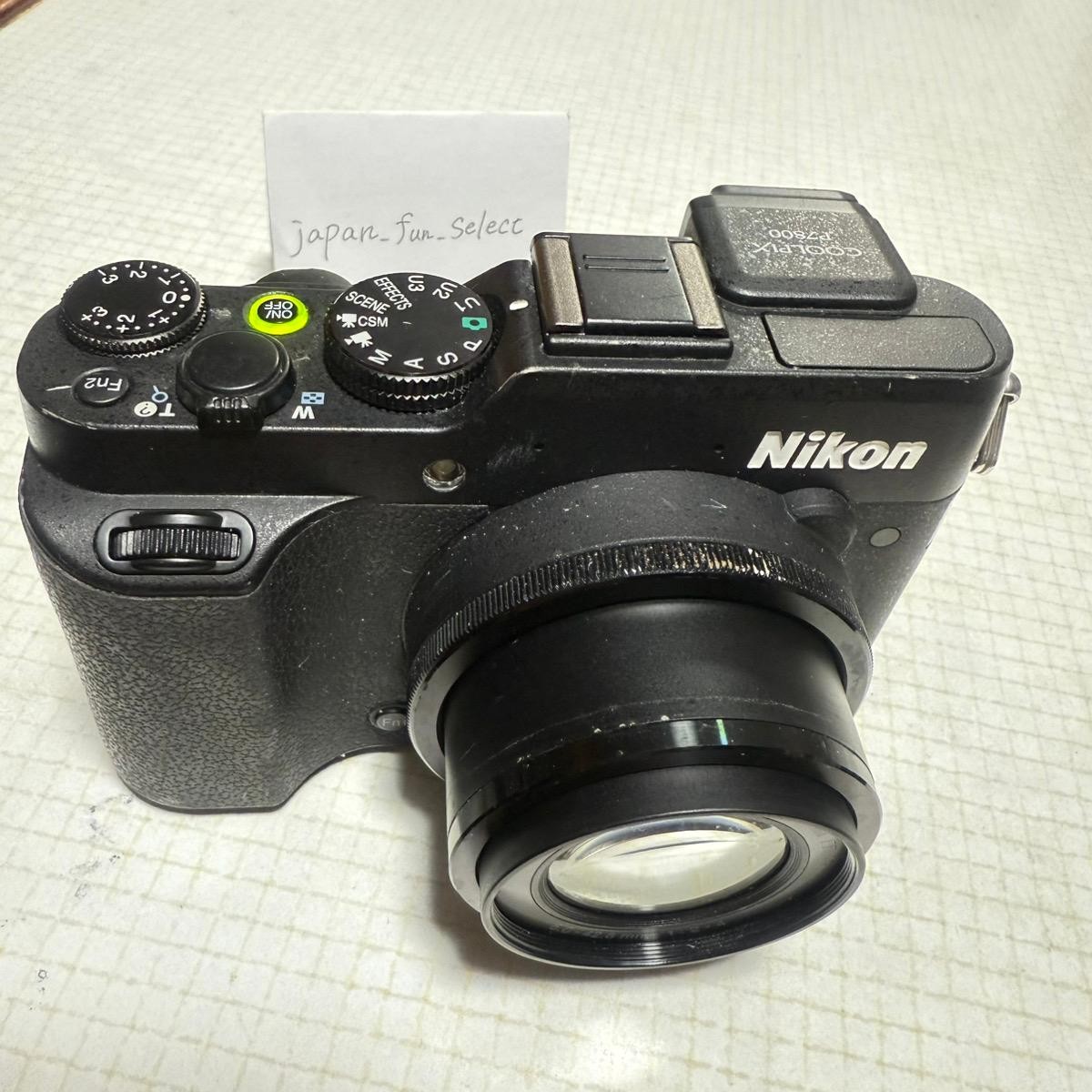 Nikon COOLPIX P7800 Black Digital Camera 12.2MP 7.1x Zoom Full HD