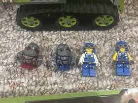 Lego Power Miners Crystal Sweeper 8961 W/ Manual & Minifigures