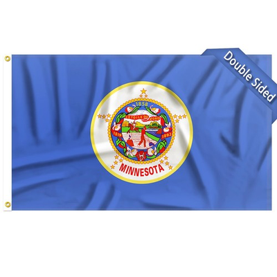 #ad #ad Double Sided Minnesota State Flag 3X5 Ft Heavy Duty 3 Ply Durable Polyester MN $36.70
