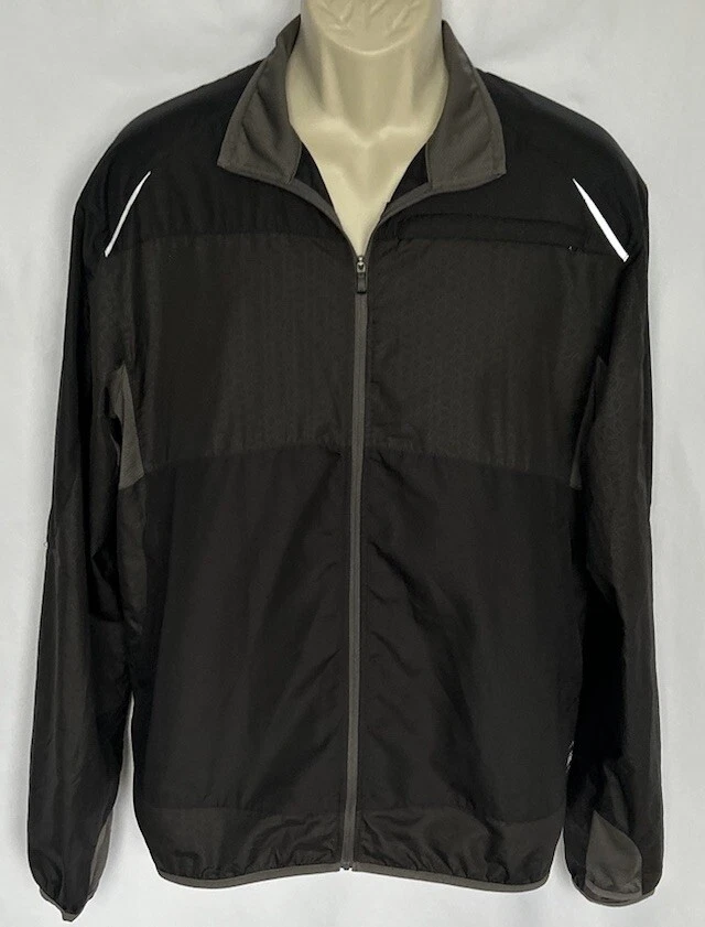 REI Mens Full Zip Jacket Windbreaker Pocket Size Medium