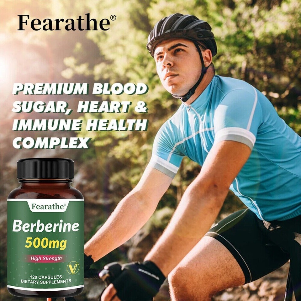 Premium Berberine 500mg High Strength Blood Sugar, Heart & Immune