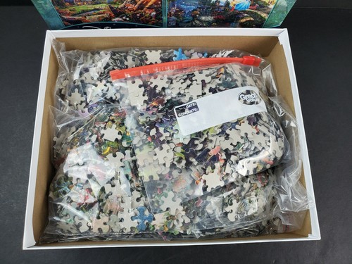 Thomas Kinkade 4 Disney Puzzles 500 Piece Mickey Snow White Cinderella Sleeping - Picture 3 of 9