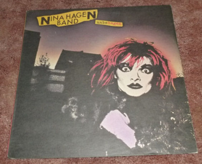 NINA HAGEN BAND 33 RPM LP UNBEHAGEN ROCK PUNK NEW WAVE ENGLISH PRESS 1979