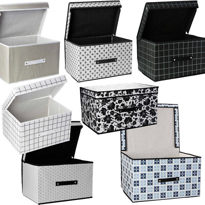 Aufbewahrungsbox mit Deckel Garderobe Organizer Box Für Kleidung Unterwäsche