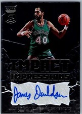 21-22 DONRUSS ELITE IMPACT IMPRESSIONS AUTO - JAMES DONALDSON #II-JDO BUCKS