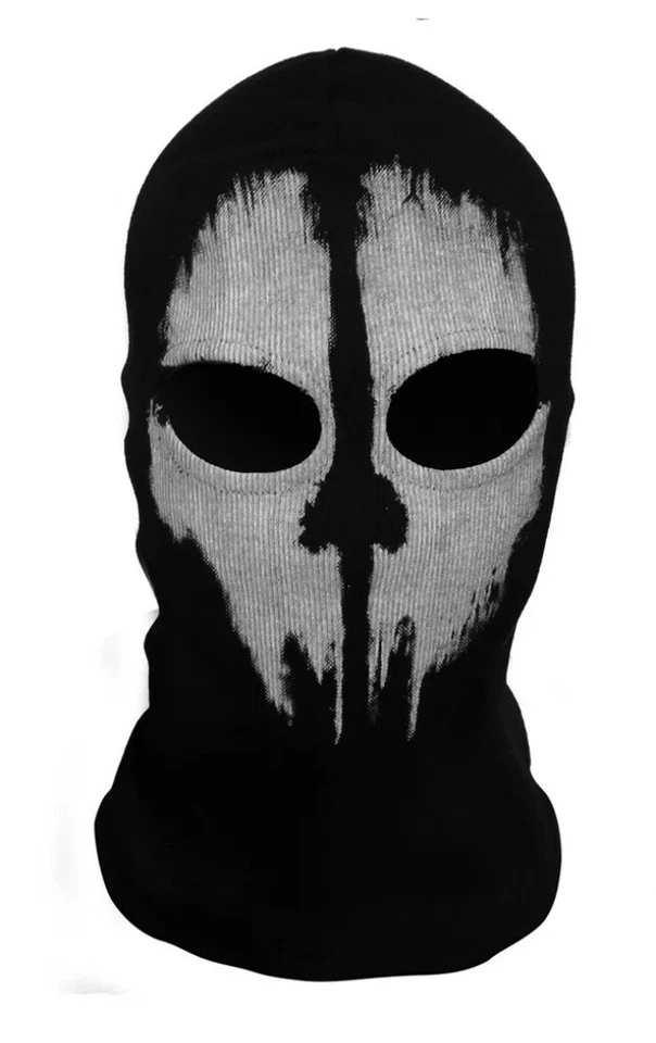Adult LOGAN GHOST FACE MASK Balaclava SKI HOOD+ACTIVISION CALL OF DUTY DECAL - Image 2 of 4