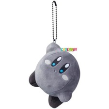 Anime Cartoon Grey Kirby Plush Doll Toy Keychain Pendant Keyring Birthday Gift