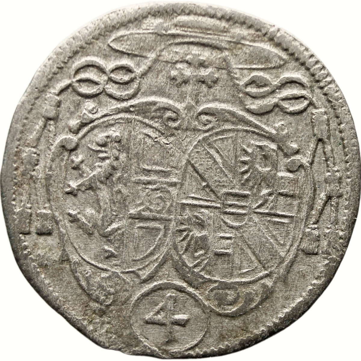 1692 4 Kreuzer Bishopric of Salzburg Coin Johann Ernst Graf von