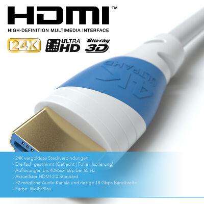 UtecPower 10 STÜCK 2 HDI Kabel 2.0 - High Speed It Ethernet 4Kx2K