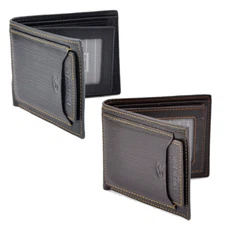 Slim Wallet for Men-Thin Bifold Leather Minimalist Stylish Front Pocket Wallet