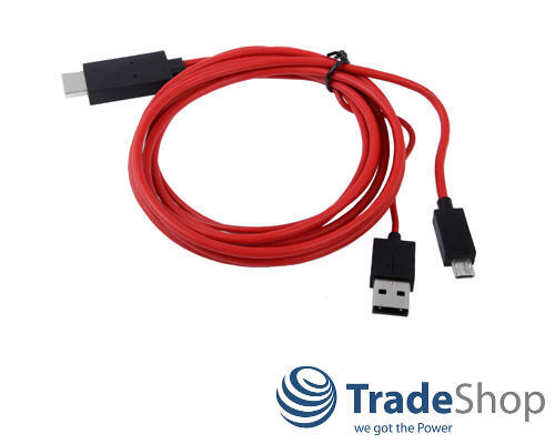 Micro USB MHL HDMI Adapter für Samsung Galaxy Tab S 10.5 SM-T800 T801 T805 LTE - Bild 2 von 3