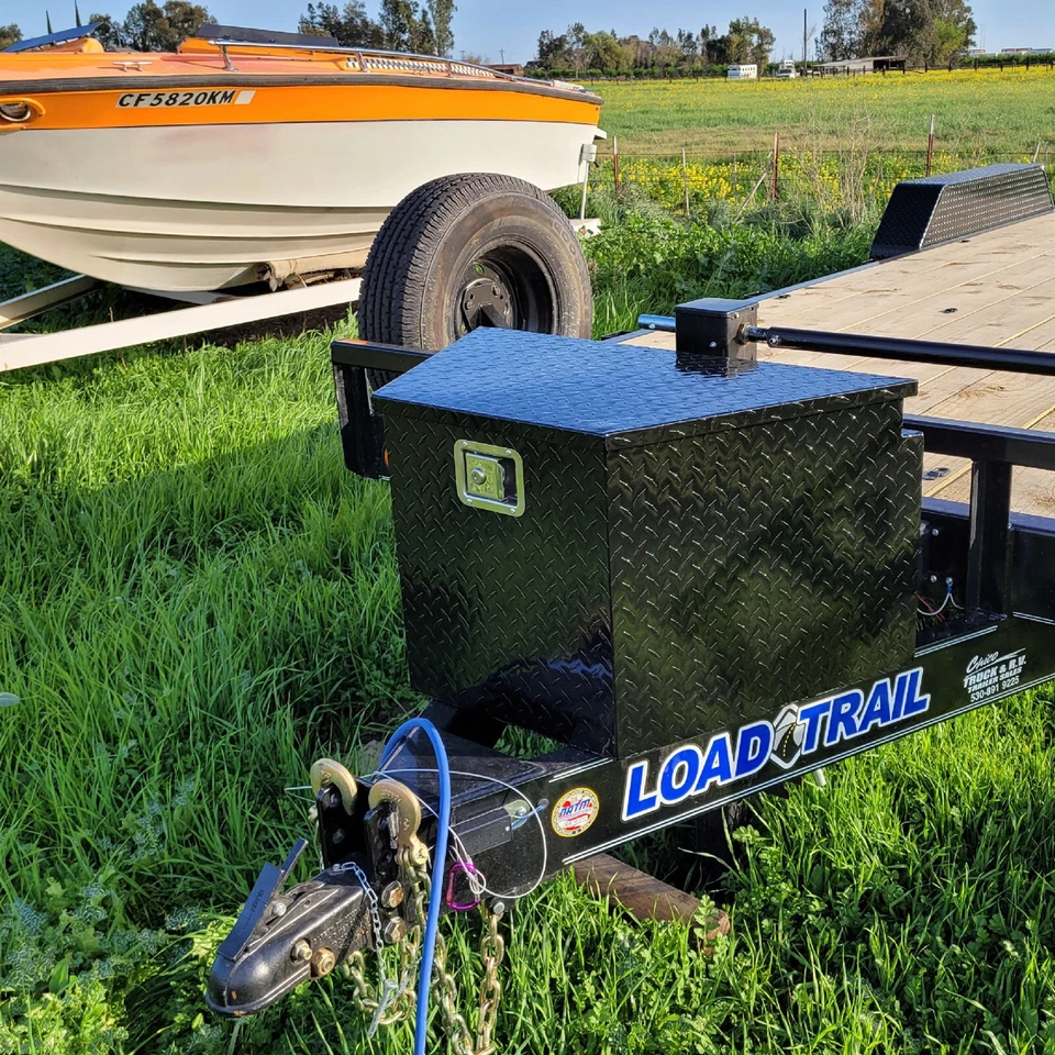 26 29 33 34 39 49 Inch Aluminum Trailer Storage Tongue Tool Box Pickup Truck Bed - Image 3 of 4