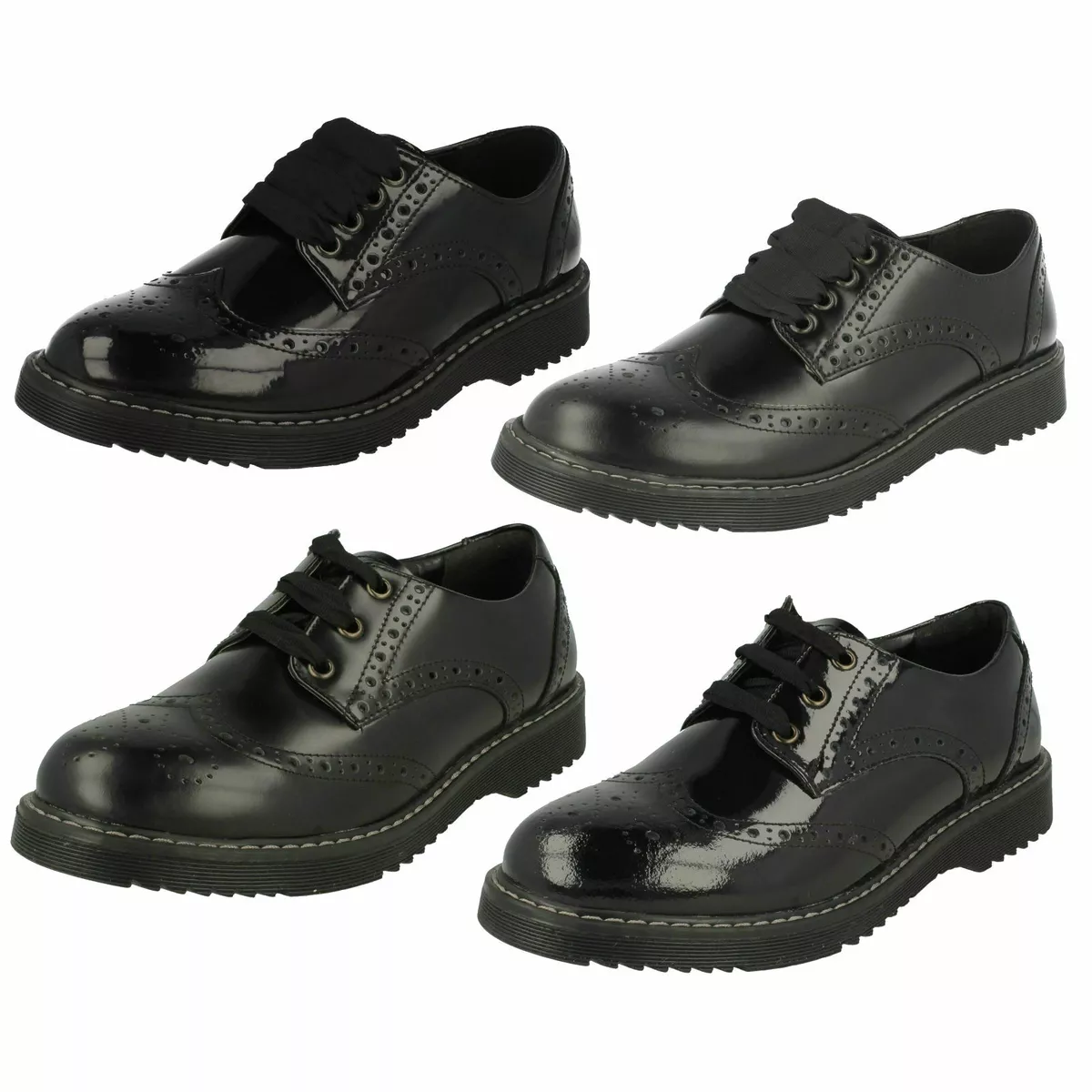 Girls Start Rite Angry Angels School Shoes Impulsive