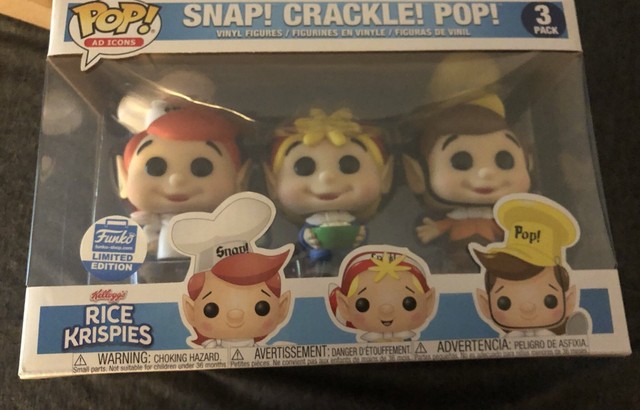 Funko Pop! Ad Icons 3-pack Rice Krispies Snap! Crackle! Pop! (IN HAND) | eBay
