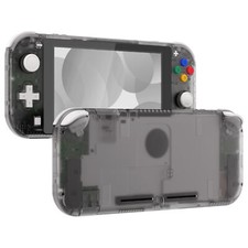Clear Black Replacement Shell Case  Screen Protector for Nintendo Switch Lite